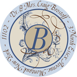 Name Doodles - Round Address Labels/Stickers (Flourish)
